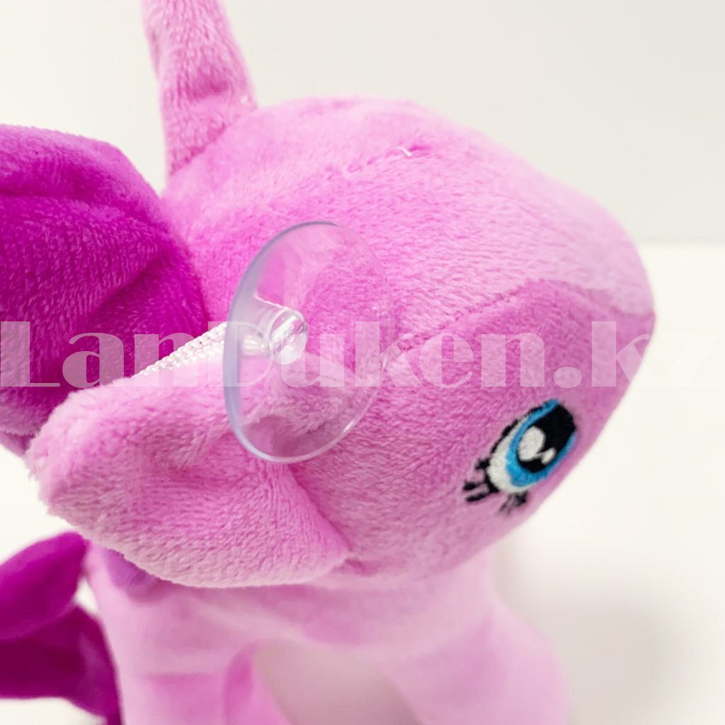 Мягкая игрушка Пони с присоской 20 cм фиолетовая - фото 4 - id-p100156839