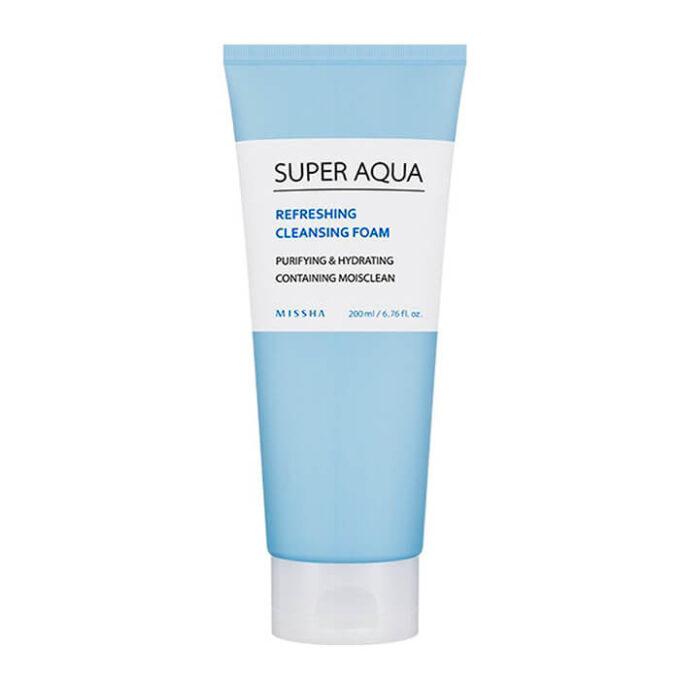 Missha Super Aqua Refreshing Cleansing Foam Пенка для умывания 100 мл