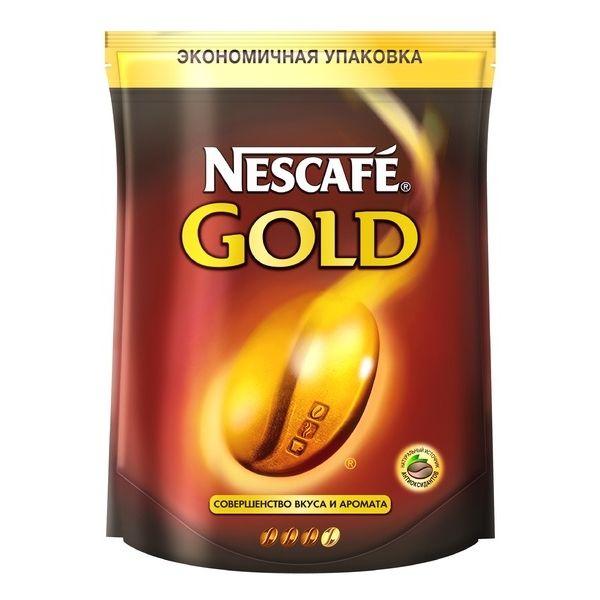 Кофе растворимый Nescafe Gold, 190гр, вакуумная упаковка - фото 1 - id-p100157163