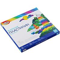 Пластилин Гамма, 24 цвета, 480гр, стек, серия Классический, картонная упаковка