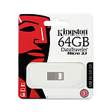 USB-накопитель, Kingston, DTMC3/64GB, USB 3.1, 10 000 Мбит/сек, Cеребристый, фото 2