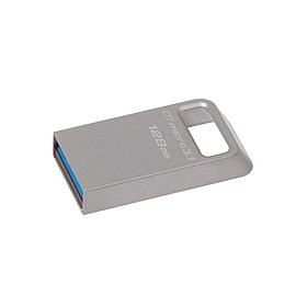 USB-накопитель, Kingston, DTMC3/128GB, USB 3.1, 10 000 Мбит/сек, Cеребристый