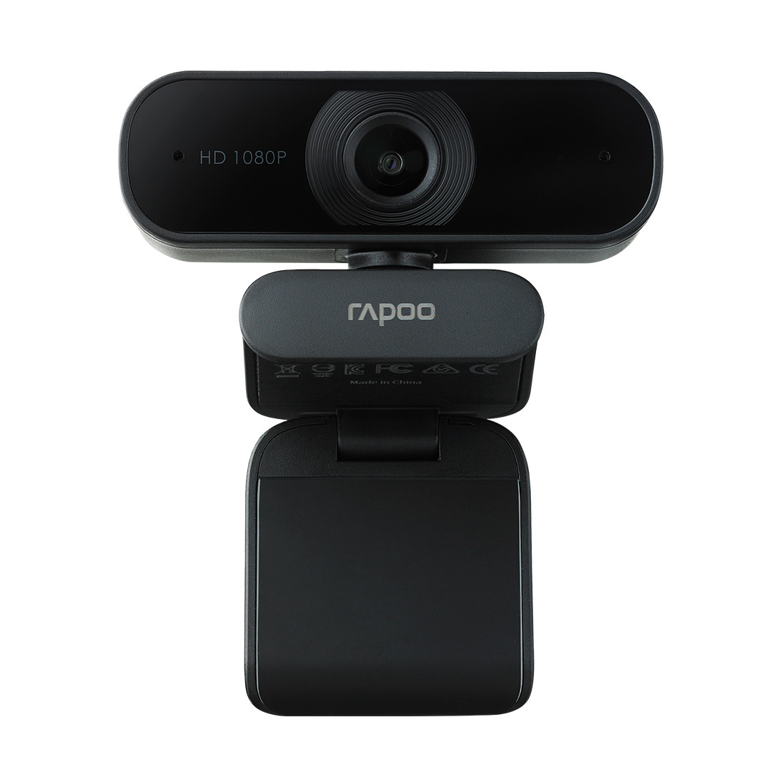 Веб-Камера, Rapoo, C260, USB 2.0, 1080x720, 2.0Mpx, Микрофон, Крепление: зажим, Чёрный - фото 2 - id-p100158190