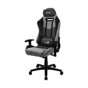 Игровое компьютерное кресло, Aerocool, DUKE Ash Black, Искусственная кожа AeroSuede, (Ш)69*(Г)70*(В)125 (135)