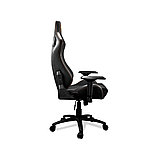 Игровое компьютерное кресло, Cougar, ARMOR-S Black, Искусственная кожа PU AIR, (Ш)50*(Г)55*(В)128 (136) см,, фото 2