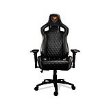 Игровое компьютерное кресло, Cougar, ARMOR-S Black, Искусственная кожа PU AIR, (Ш)50*(Г)55*(В)128 (136) см,, фото 3