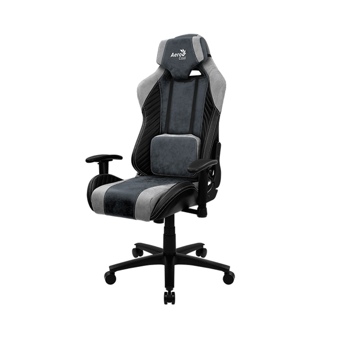 Игровое компьютерное кресло, Aerocool, BARON Steel Blue, Искусственная кожа AeroSuede, (Ш)69*(Г)70*(В)125 - фото 1 - id-p100159109