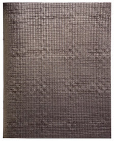 Тетрадь Hatber, 96л, А5, клетка, обложка бумвинил, на скобе, серия Metallic - Коричневая