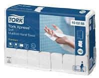Бумажные полотенца Tork Xpress Premium Mfold, 110л, 2 слоя, белые, Multifold-сложения