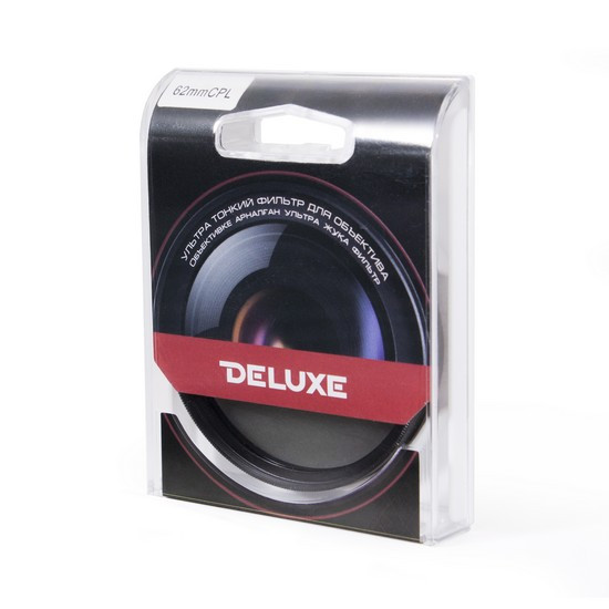 Фильтр для объектива, Deluxe, DLCA-CPL 62 mm, Ультратонкий, Поляризационный (CPL), 62 мм, Чёрный - фото 2 - id-p100157619