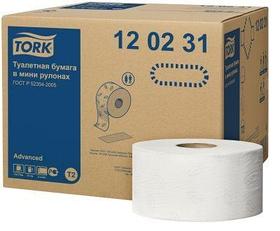 Туалетная бумага Tork Advanced для диспенсеров бумаги в рулонах, 170м, 2 слоя, белая