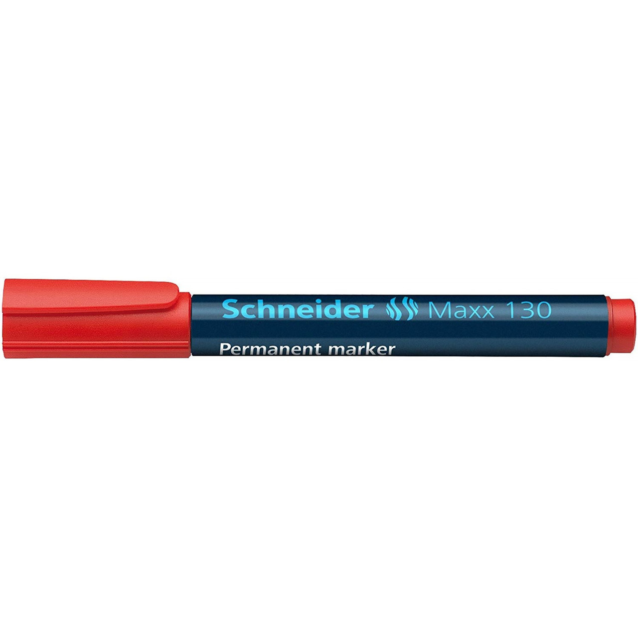 Маркер перманентный Schneider Maxx 130, 1-3мм, круглый наконечник, спиртовая основа, красный - фото 1 - id-p100160181