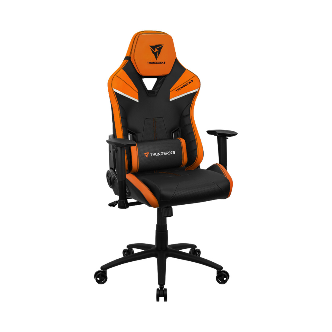 Игровое компьютерное кресло, ThunderX3, TC5-Tiger Orange, Искусственная кожа PU AIR, (Ш)66*(Г)70*(В)125(134)