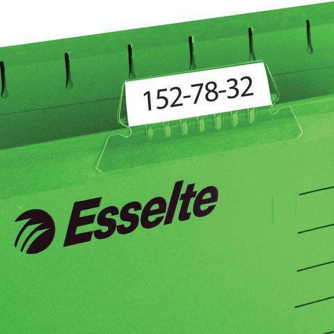 Папка картонная подвесная Esslte Plus, Foolscap, 412x240мм, 300л, 210гр/м2, зелёная, 25шт в плёнке - фото 3 - id-p100160221