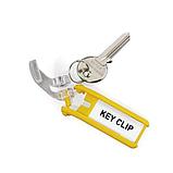 Брелок для ключей Durable Key Clip, жёлтый, 6 штук в пакете, фото 4
