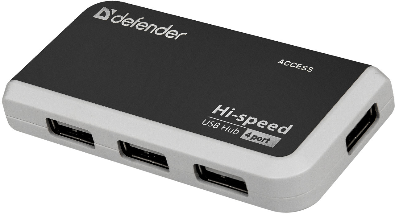 Разветвитель Defender Quadro Infix USB2.0, 4порта HUB - фото 1 - id-p100158542