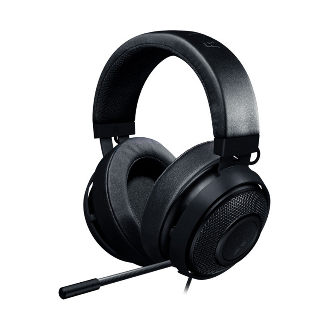 Гарнитура, Razer, Kraken Black, RZ04-02830100-R3M1, Ойын гарнитурасы, Икемді айналмалы микрофон, Динамиктер 50 - фото 1 - id-p100159432