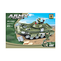 Игровой конструктор, Ausini, 22502, Армия, Средний танк T-80UD, 213 деталь, Цветная коробка