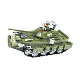 Игровой конструктор, Ausini, 22502, Армия, Средний танк T-80UD, 213 деталь, Цветная коробка, фото 3