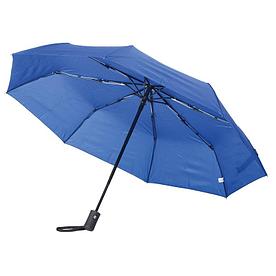 Ветроустойчивый складной зонт-автомат PLOPP, синий