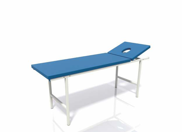 Кушетка процедурная с регулировкой подголовника для мануальной терапии, с вырезом для лица