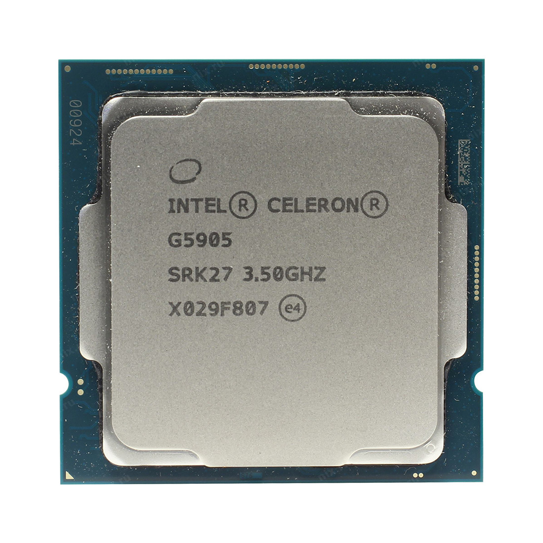 Процессор, Intel, Celeron G5905 LGA1200, оем, 4M, 3.5 GHz, 2/2 Core Comet Lake, 58 Вт, HD610 - фото 1 - id-p100160386