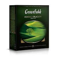 Чай зелёный Greenfield, серия Flying Dragon, 100 пакетиков по 2гр