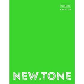 Папка картонная Hatber Premium, А5, на 2-х кольцах, ламинация, серия NewTone Neon - Лайм