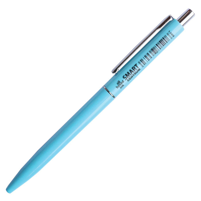 Ручка шариковая автоматическая Centrum Smart, 1мм, синяя, корпус ассорти - фото 2 - id-p100158711