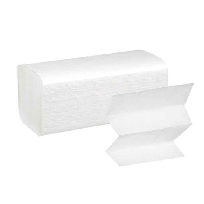 Бумажные полотенца Тап Таза, 200л, 2 слоя, белые, ZZ-сложения, в коробке 20шт