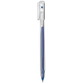 Ручка гелевая Hatber Pin, 0,5мм, синяя, прозрачный корпус
