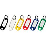 Брелоки пластиковые для ключей Brauberg, 50x21мм, ассорти, 12шт в упаковке, фото 2