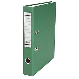 Папка регистратор NN, А4, 50мм, арочный механизм, бумвинил, зелёная