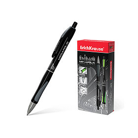 Ручка шариковая автоматическая, ErichKrause®, 32, MEGAPOLIS® Concept, цвет чернил черный