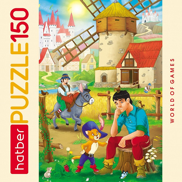Пазлы Hatber, 150 элементов, А4, серия Кот в сапогах - фото 2 - id-p100162403