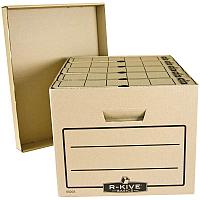 Короб архивный картонный Fellowes Bankers Box Basic, 325x260x420мм, коричневый