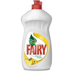 Жидкое средство для мытья посуды Fairy, Сочный Лимон, 450мл.