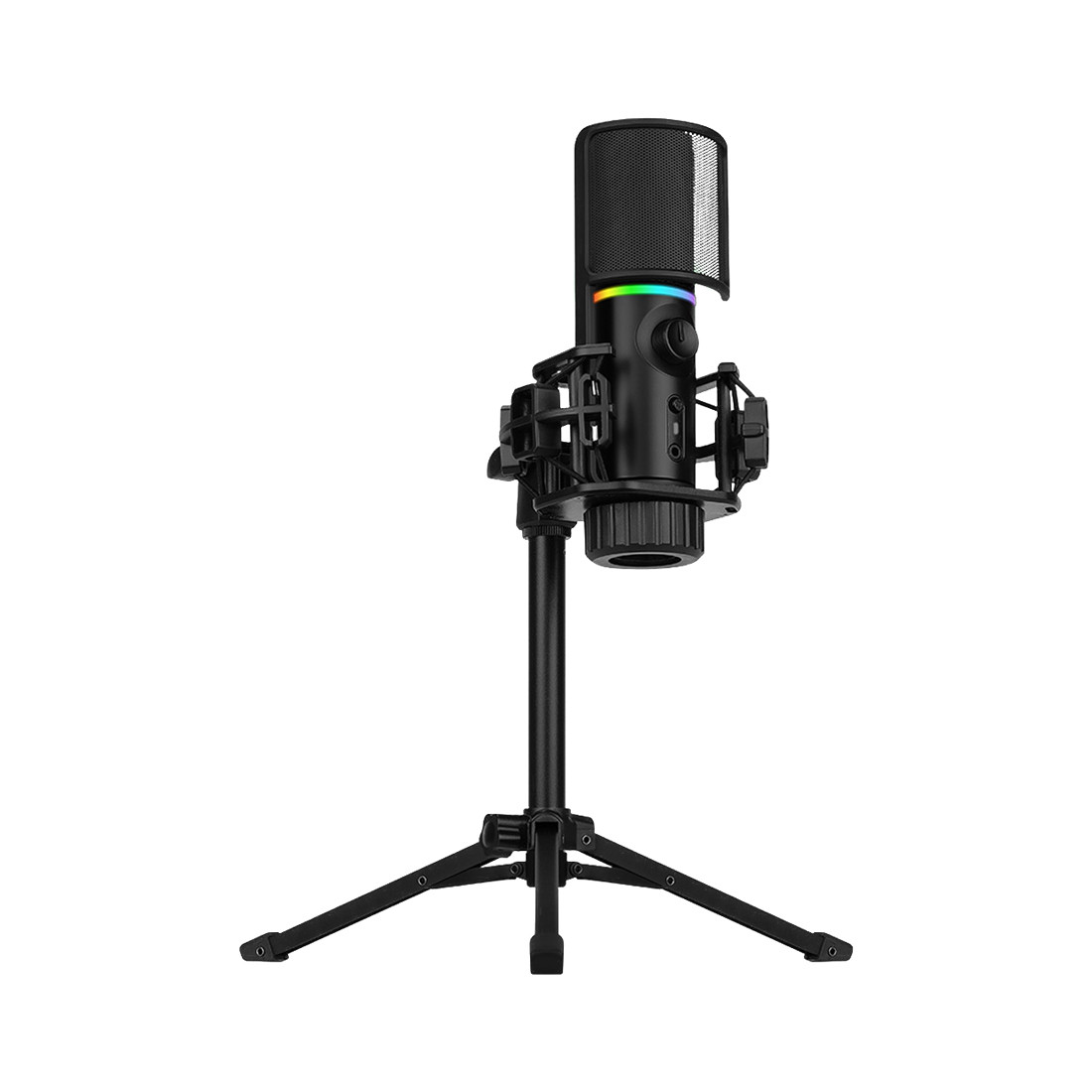 Микрофон, Streamplify, MIC Tripod, USB 2.0, RGB, Длина кабеля 180 см, Черный - фото 1 - id-p100160582