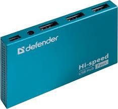 Разветвитель Defender Septima Slim USB2.0, 7портов HUB - фото 1 - id-p100161544