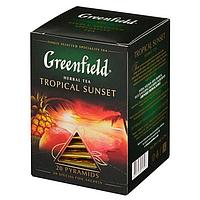 Чай травяной Greenfield, серия Tropical Sunset, 20 пакетиков-пирамидок по 1,8гр