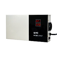 Стабилизатор (AVR), SVC, W-500, Мощность 500ВА/500Вт, LED-дисплей, Диапазон работы AVR: 140-260В, Вых.:
