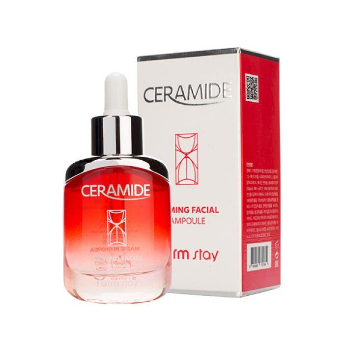 Farmstay Ceramide Firming Facial Ampoule Укрепляющая ампульная сыворотка с керамидами - фото 1 - id-p100163485