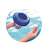 Дозатор плавающий для химикатов Flowclear 16.5 см, BESTWAY, 58071, Пластик, Для таблеток 7.6 см (в комплект не, фото 3