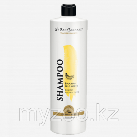 ISB TRAD BANANA Шампунь для шерсти средней длины, 1л