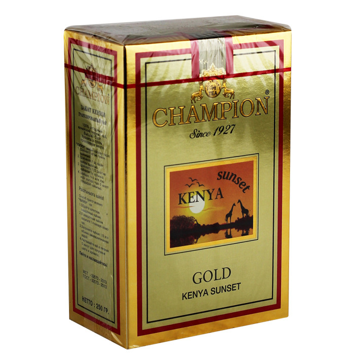 Чай чёрный Champion, серия Kenya Sunset, гранулированный, 250гр - фото 1 - id-p100165461