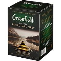 Чай черный Greenfield, серия Royal Earl Grey, 20 пакетиков-пирамидок по 2гр