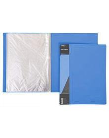 Папка пластиковая Hatber, А4, 600мкм, 20 вкладышей, 14мм, серия Standard - Синяя