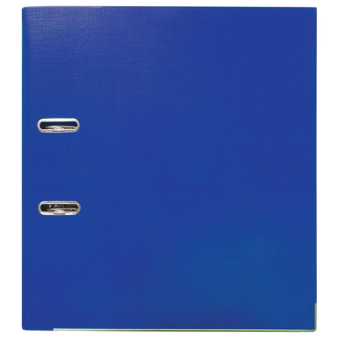 Папка регистратор Brauberg Extra, А4, 75мм, арочный механизм, покрытие пластик, синяя - фото 3 - id-p100160753
