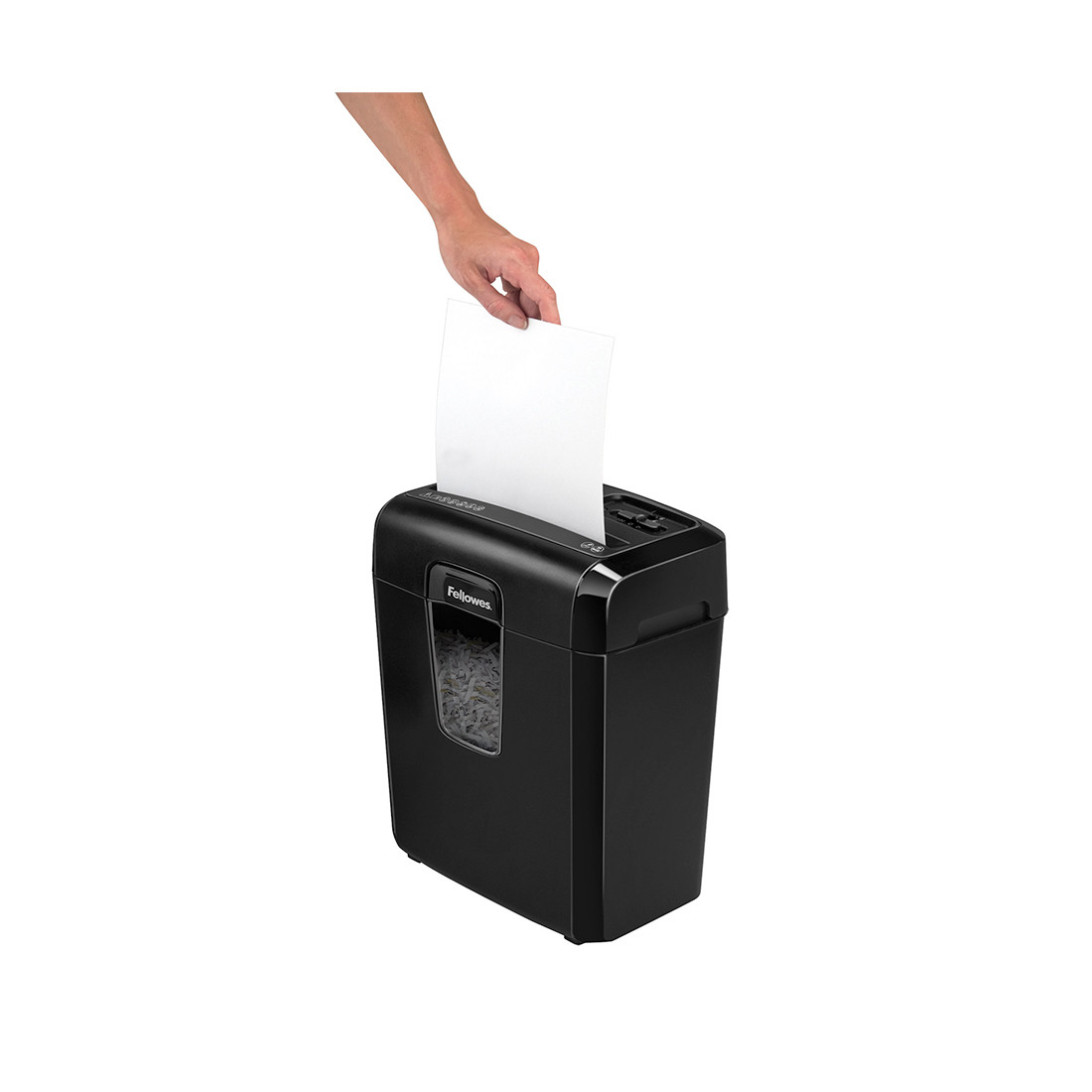 Шредер, Fellowes, Powershred 8Cd (FS-46921), Уровень секретности P-4, Фрагмент 4х35мм., Подача: 8 лист., - фото 2 - id-p100164569