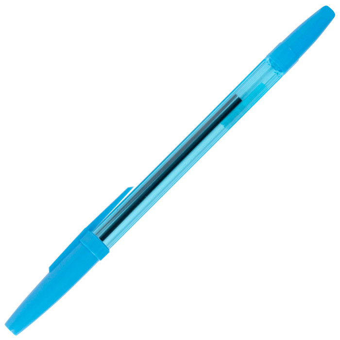 Ручка шариковая Staff Office, 1мм, синяя, голубой тонированный корпус - фото 3 - id-p100162650